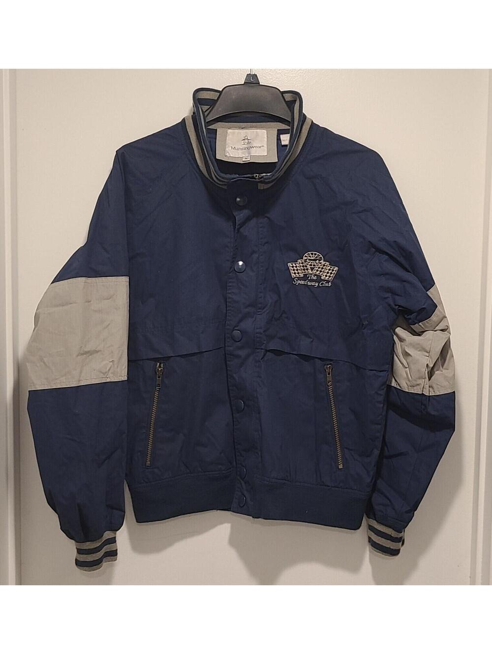 Charlotte Motor Speedway The Speedway Club Zip & Snap Jacket Size M